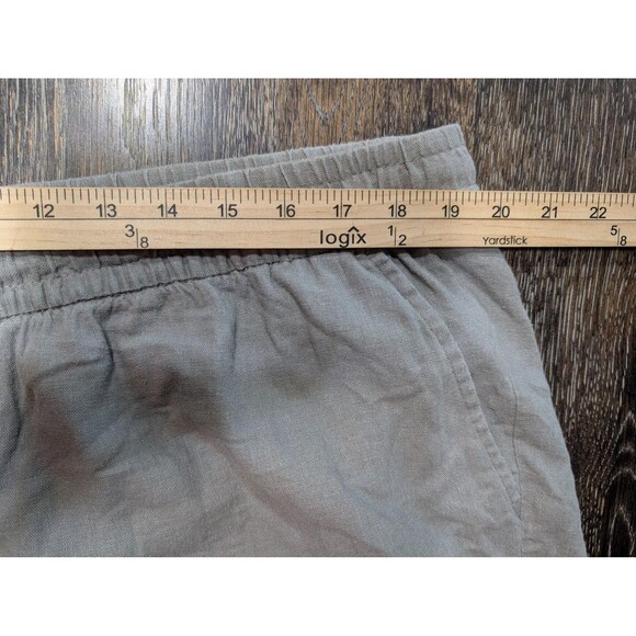 Old Navy Pants Mens XL Gray Linen Blend Drawstring Casual Relaxed Fit Pockets - Picture 5 of 6